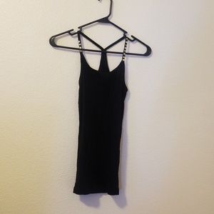 Black Beaded Tank Top